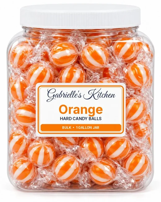 Orange gallon jar