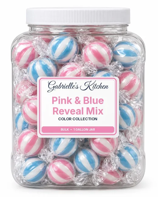 Pink & Blue Mix gallon jar